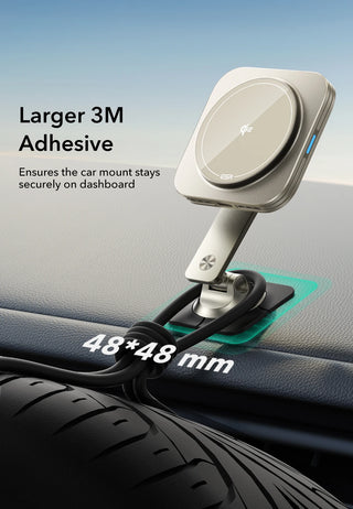 ESR for MagSafe Car Mount Charger 15W Qi2-Certified Wireless Car Charger for iPhone 16/15/14/13/12 Fast Charging Car Accessories