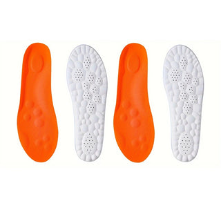 1Pair High Elasticity Latex Sport Insoles Soft Shoe Pads Arch Support Orthotic Insoles Deodorant Shock Absorption Cushion