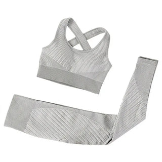 2/3Pcs Seamless Yoga Set Gym Fitness