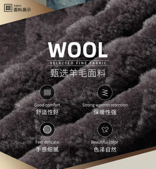 New Single Breasted Fur Coats Men's Granular Lamb Fur Jacket for Men Short Jacket 100% Wool Fur Clothing Male Winter Fashion FCY