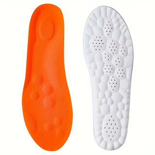 1Pair High Elasticity Latex Sport Insoles Soft Shoe Pads Arch Support Orthotic Insoles Deodorant Shock Absorption Cushion