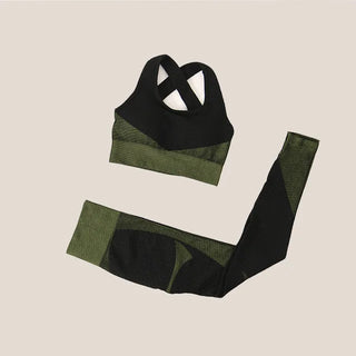 2/3Pcs Seamless Yoga Set Gym Fitness
