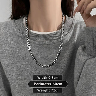 Basic Versatile Stainless steel Cuban Necklace