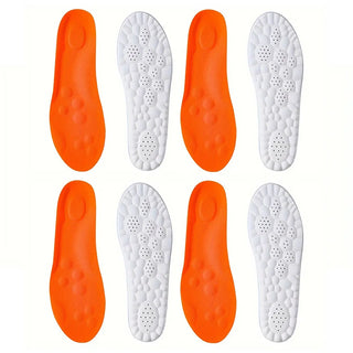 1Pair High Elasticity Latex Sport Insoles Soft Shoe Pads Arch Support Orthotic Insoles Deodorant Shock Absorption Cushion