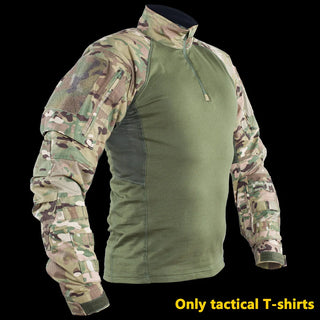 Men's Uniform Set Tactical Clothing Outdoor Hunting Gear US Shirt and Pants Multi Pockets