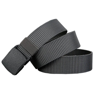 Men's Casual Tactical Belt - High Quality Military Nylon Durable Plastic Buckle Outdoor Sports Training Versatile Denim Belt