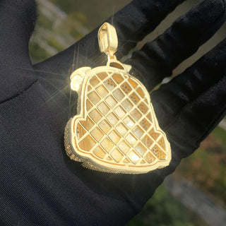 Hip Hop 5A+ CZ Stone Bling Iced Out MONEY bag Jewelry