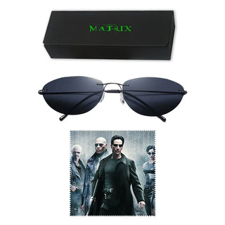 Classic Matrix Agent Smith Style Polarized Sunglasses Men Cool Rivets Brand Design Sun Glasses Oculos De Sol Cosplay Prop